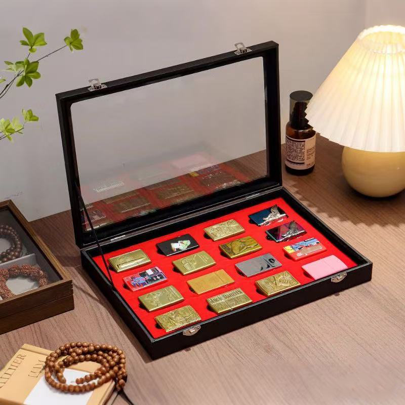 Vintage Collectible Lighters - Caja de almacenamiento para encendedor, estante