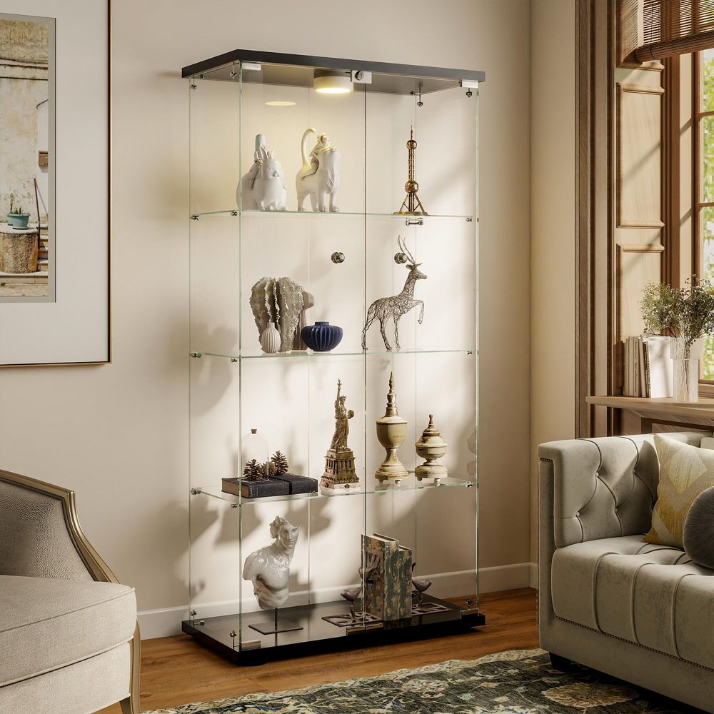 Vitrina con Luces LED y Cerrad - Collectible & Vintage Dolls For Wedding reseña y precio