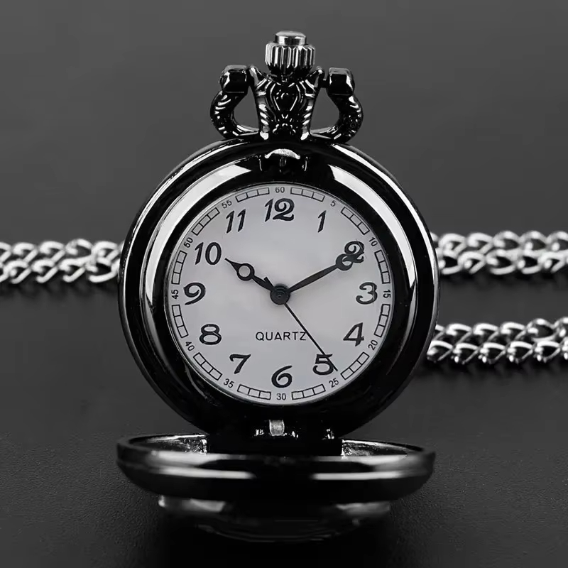 Reloj de Bolsillo Retro Negro  - Vintage Collectible Glass reseña y precio