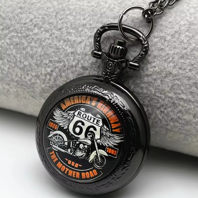 Reloj de Bolsillo Retro Negro  - Vintage Collectible Glass reseña y precio