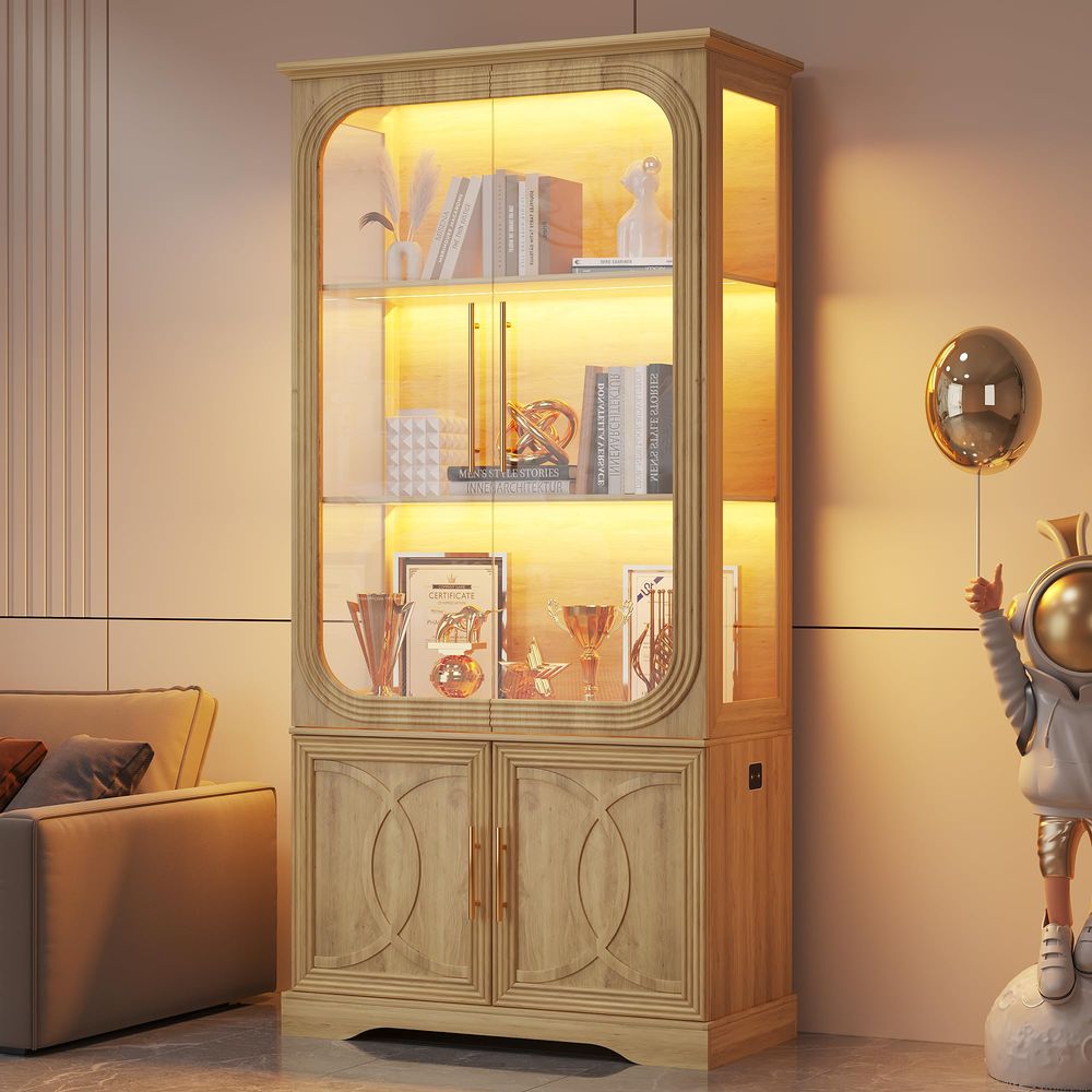 Vitrina con Puertas de Vidrio  - Collectible & Vintage Dolls For Wedding reseña y precio