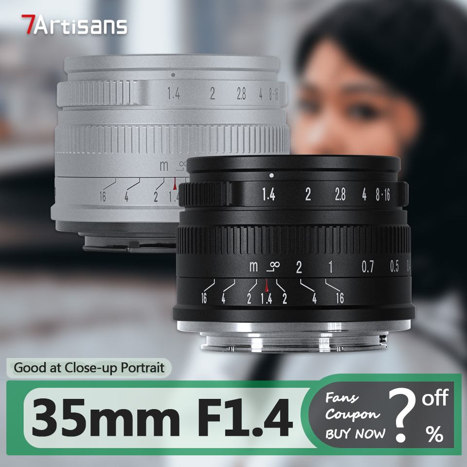 7artisans APS-C 35mm F1.4 lent - Film Camera 35Mm reseña y precio