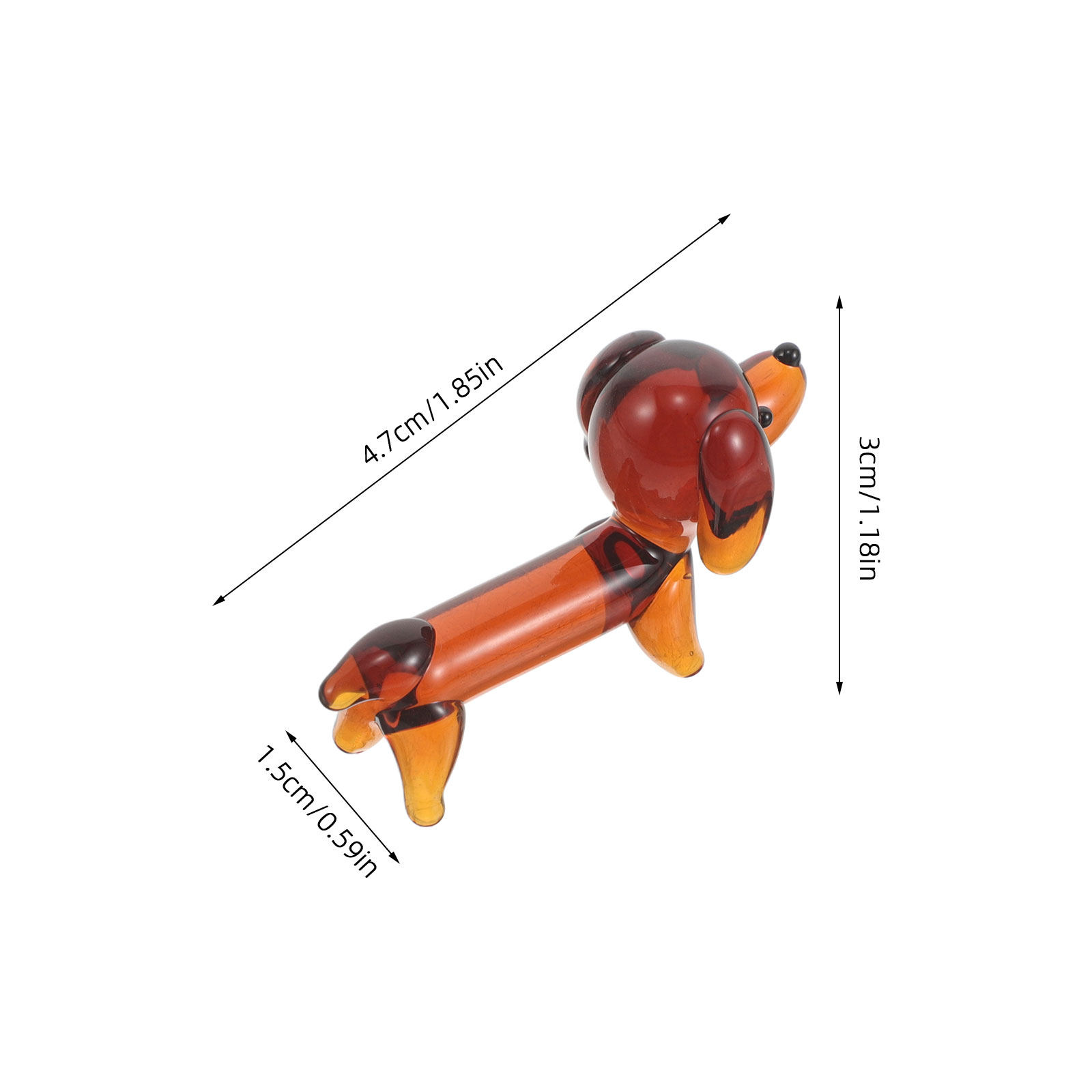 Mini Dachshund de Cristal Marr - Vintage Collectible Glass reseña y precio