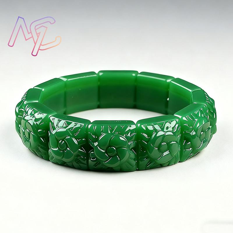 Pulsera de flor de Jade Real,  - Vintage Items reseña y precio