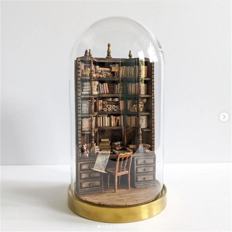 Librería en Miniatura, Decorac - Vintage Collectible Glass reseña y precio