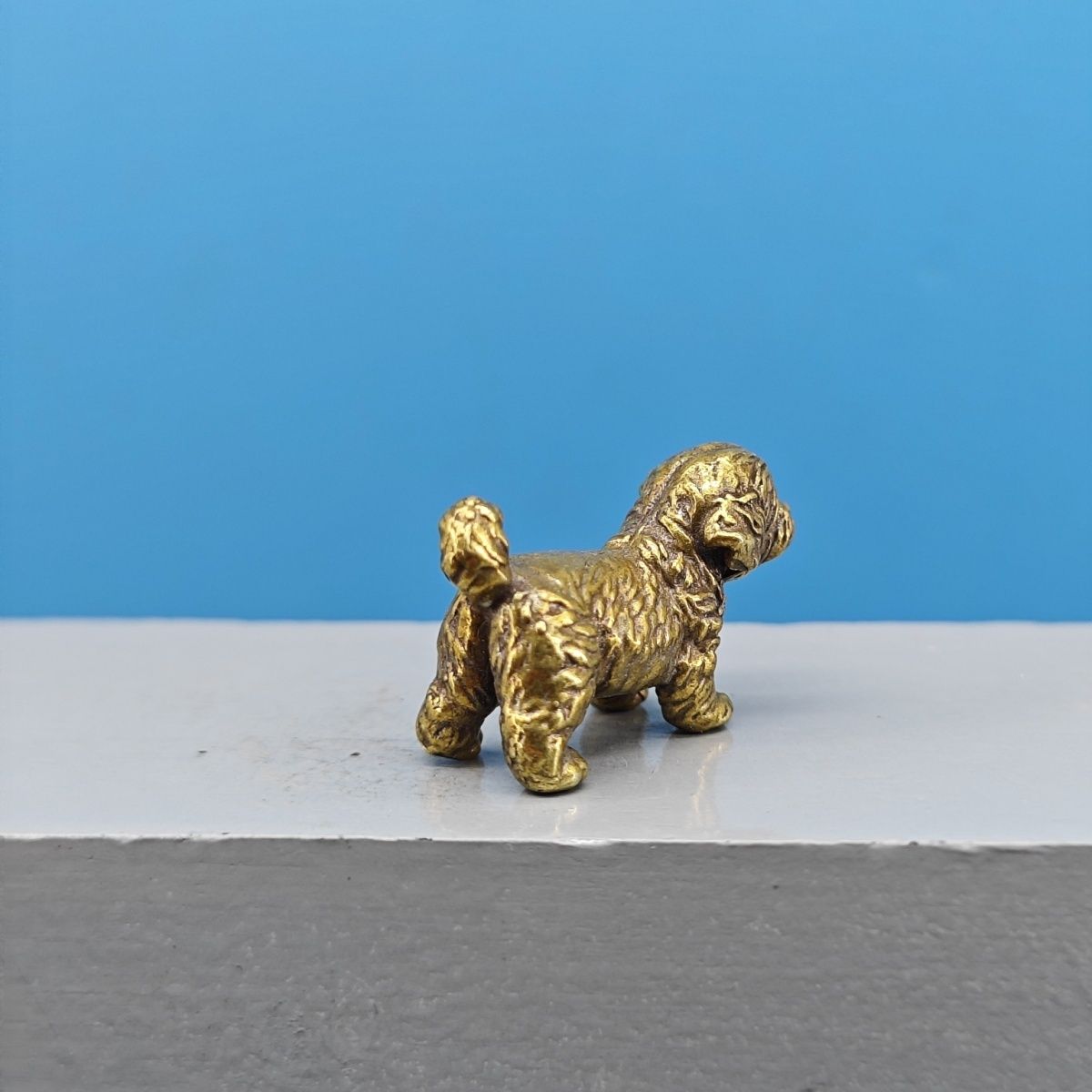 Mini Estatua de Perro de Latón - Vintage Collectible Teddy Bears reseña y precio